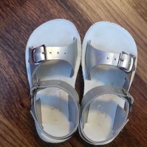 Sun San Surfer Sandal SILVER Toddler Girls